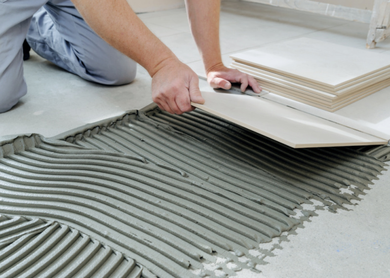 Adhesive mat for tiling projects - Residential Design